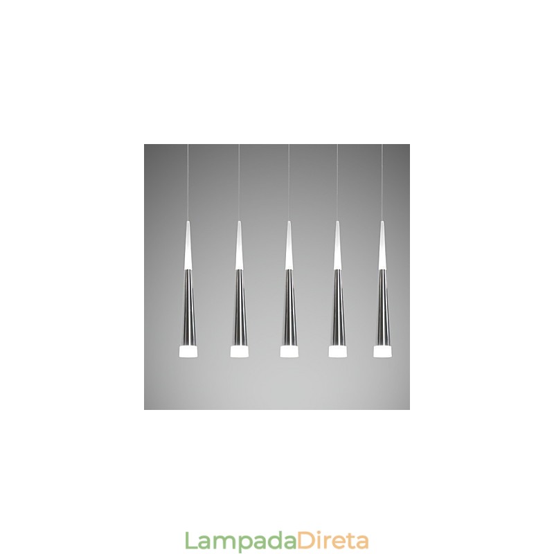Luminárias pendentes modernas contemporâneas de metal