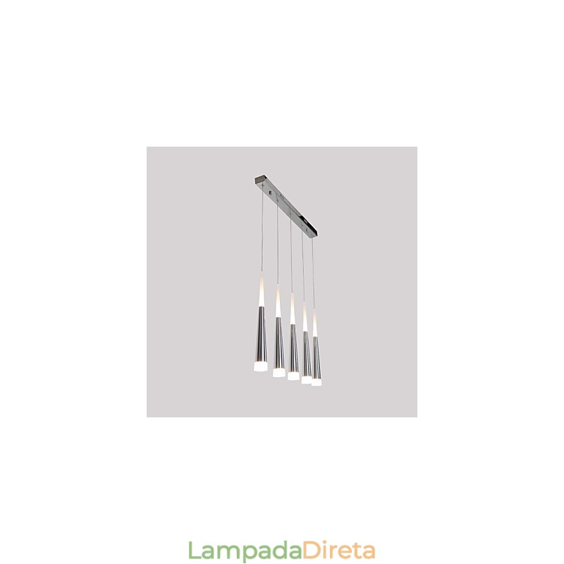 Luminárias pendentes modernas contemporâneas de metal