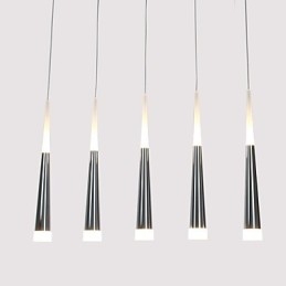 Luminárias pendentes modernas contemporâneas de metal