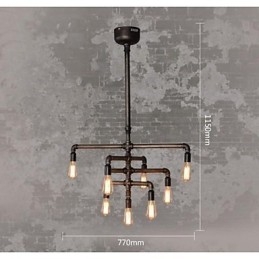 Tradicional clássico vintage retro lanterna country pintura metal pingente luz