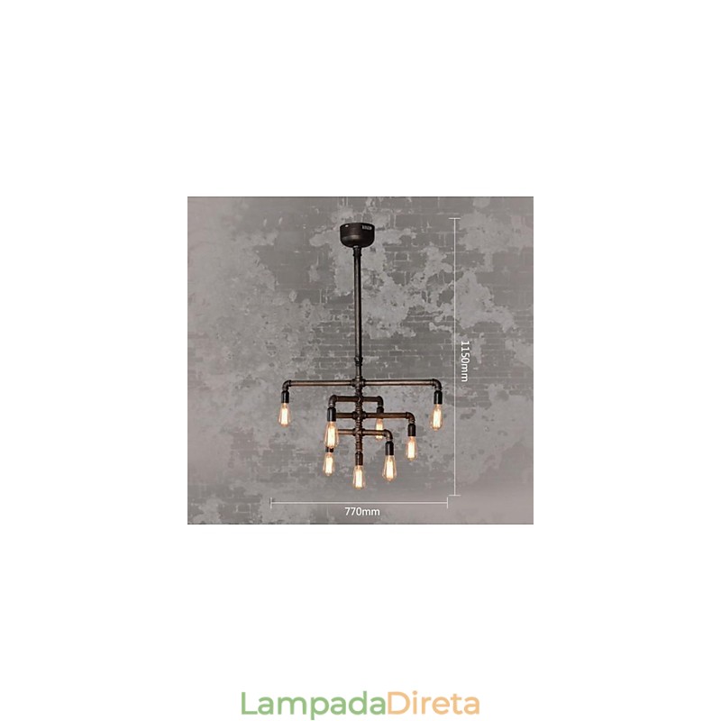 Tradicional clássico vintage retro lanterna country pintura metal pingente luz