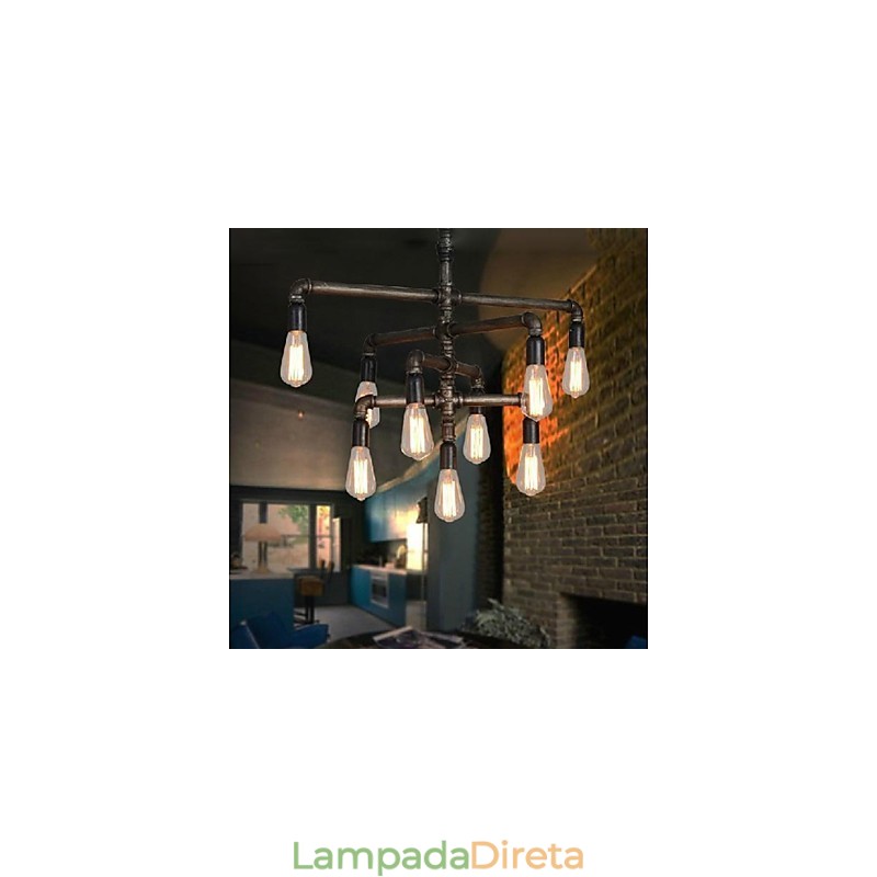 Tradicional clássico vintage retro lanterna country pintura metal pingente luz