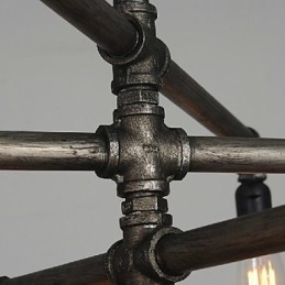 Tradicional clássico vintage retro lanterna country pintura metal pingente luz
