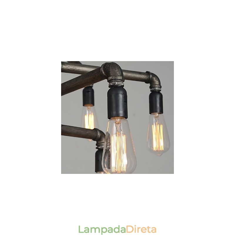 Tradicional clássico vintage retro lanterna country pintura metal pingente luz