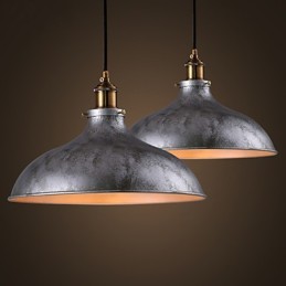 Luminária pendente de ferro de alta qualidade estilo loft, estilo americano, vintage, retrô, estilo country