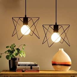 Luminárias pendentes estilo mini retrô metal