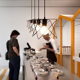 Luminárias pendentes estilo mini retrô metal