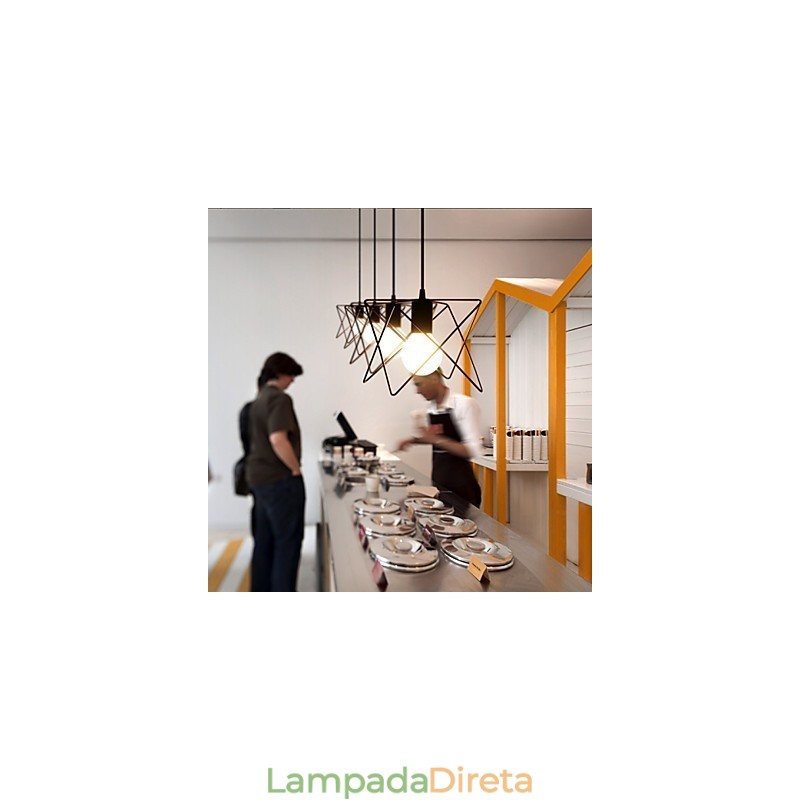 Luminárias pendentes estilo mini retrô metal