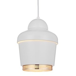 Luminária Pendente 1 Luz Moderna Simplicidade Dourado Cromado Preto Branco Aço Carbono Metal Lustre