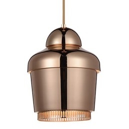 Luminária Pendente 1 Luz Moderna Simplicidade Dourado Cromado Preto Branco Aço Carbono Metal Lustre