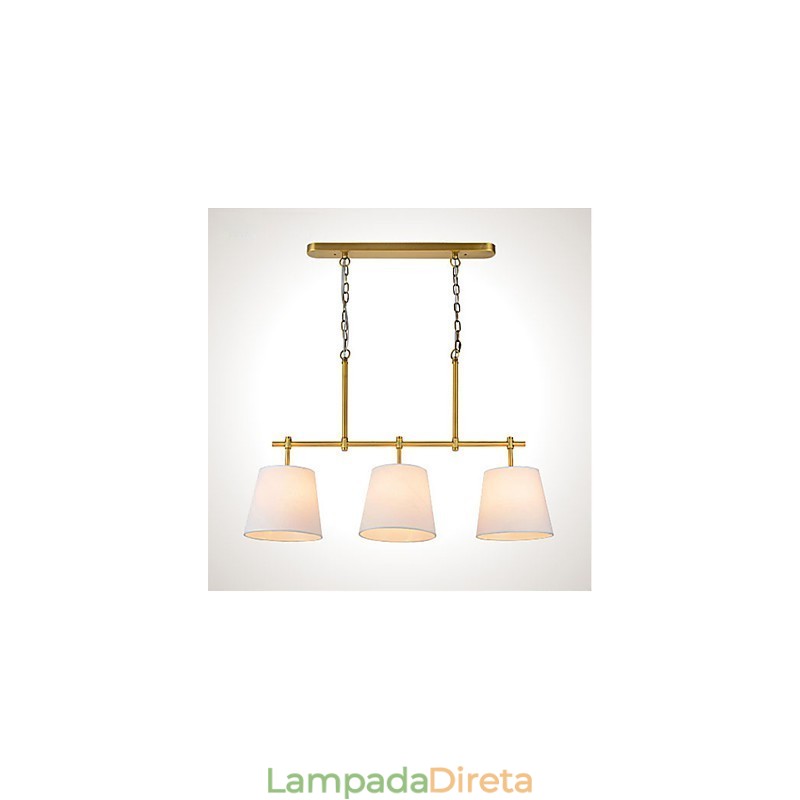 Luminária pendente de design decorativo contemporâneo moderno