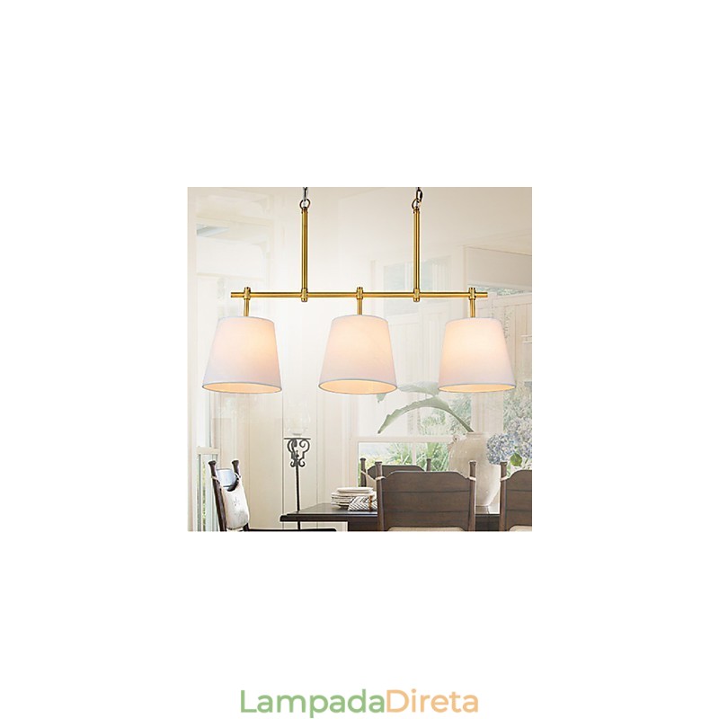 Luminária pendente de design decorativo contemporâneo moderno