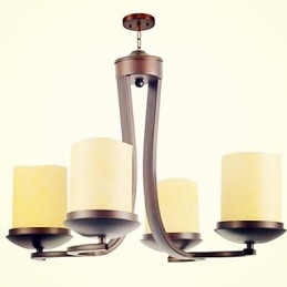 Lustre de metal tradicional clássico retrô estilo mini pintura