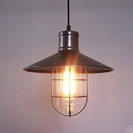 Luminária pendente estilo vintage retrô mini pintura