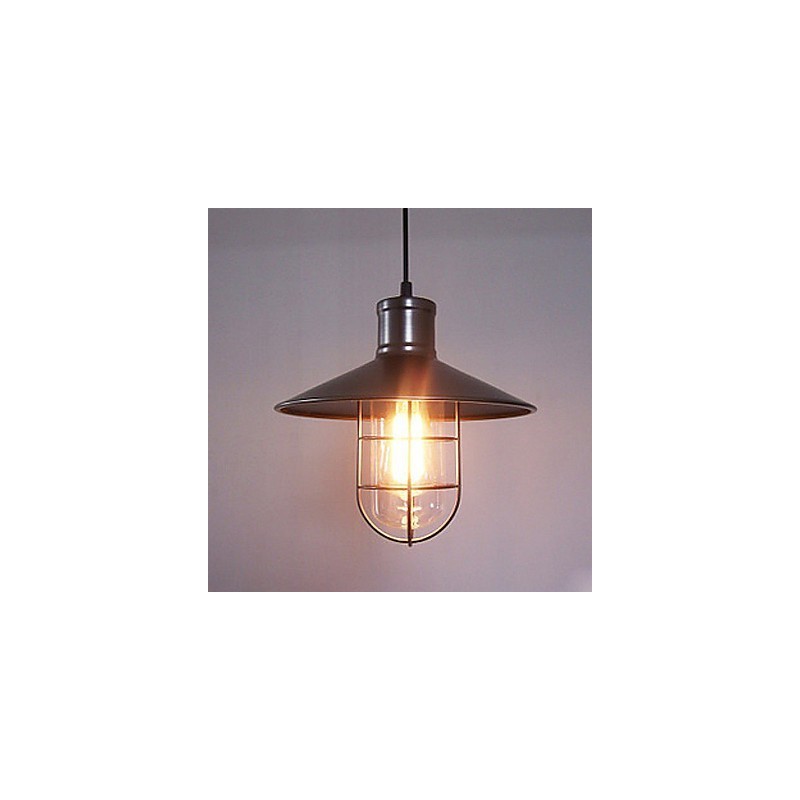 Luminária pendente estilo vintage retrô mini pintura
