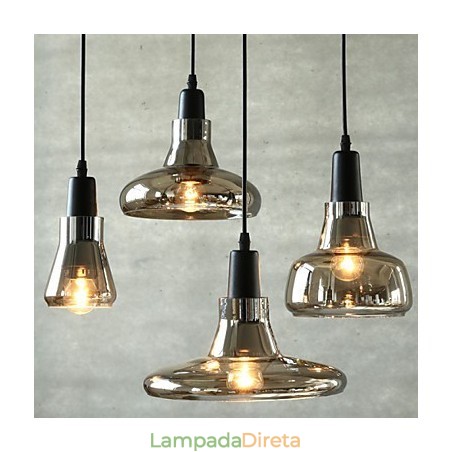 Contratado e contemporâneo sombra moda decoração lustre de vidro Contratado e contemporâneo sombra moda decoração lustre de vidro