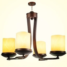 Lustre de metal tradicional clássico retrô estilo mini pintura