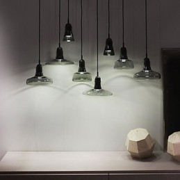 Contratado e contemporâneo sombra moda decoração lustre de vidro