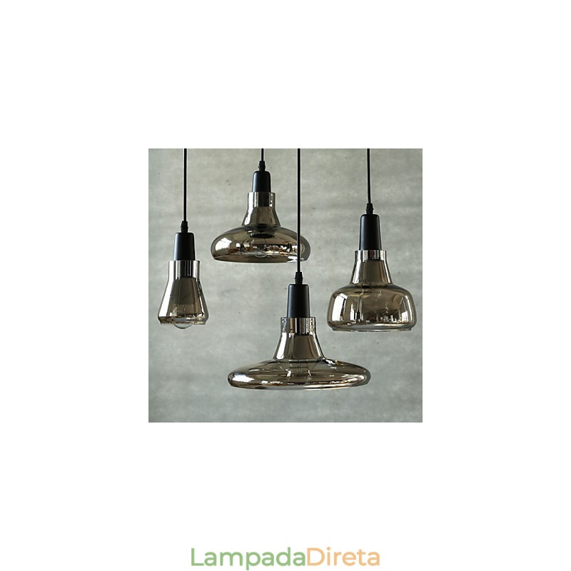 Contratado e contemporâneo sombra moda decoração lustre de vidro