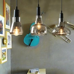 Contratado e contemporâneo sombra moda decoração lustre de vidro