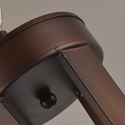 Lustre de metal tradicional clássico retrô estilo mini pintura