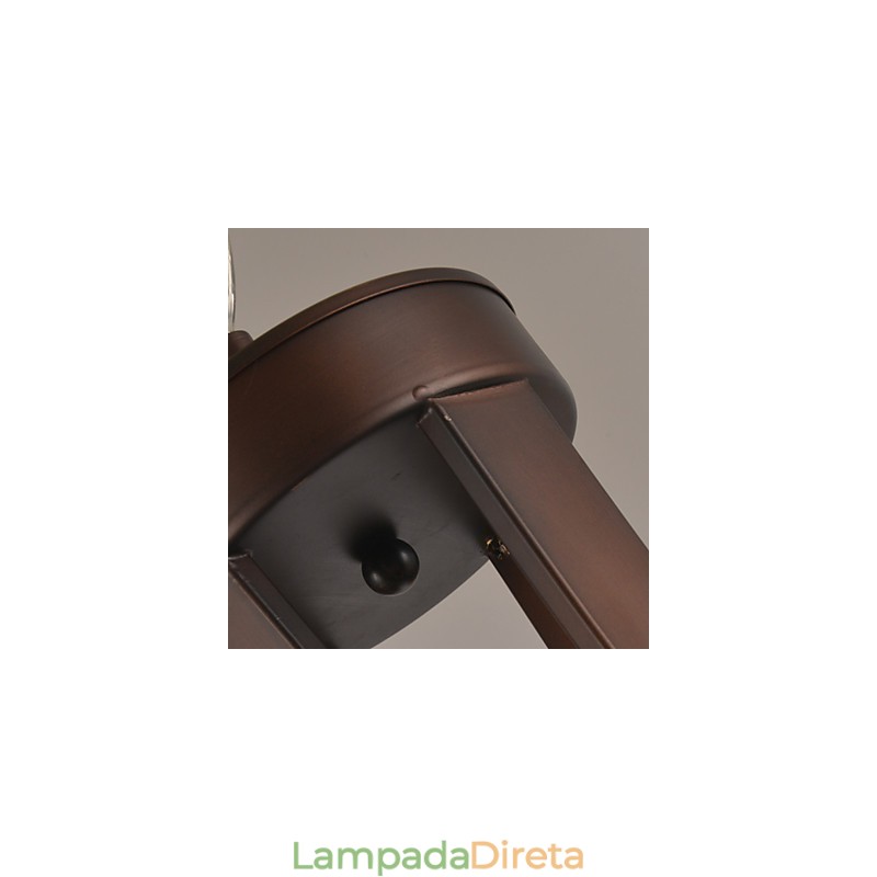 Lustre de metal tradicional clássico retrô estilo mini pintura