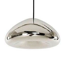 Luminária pendente de metal com pintura contemporânea moderna
