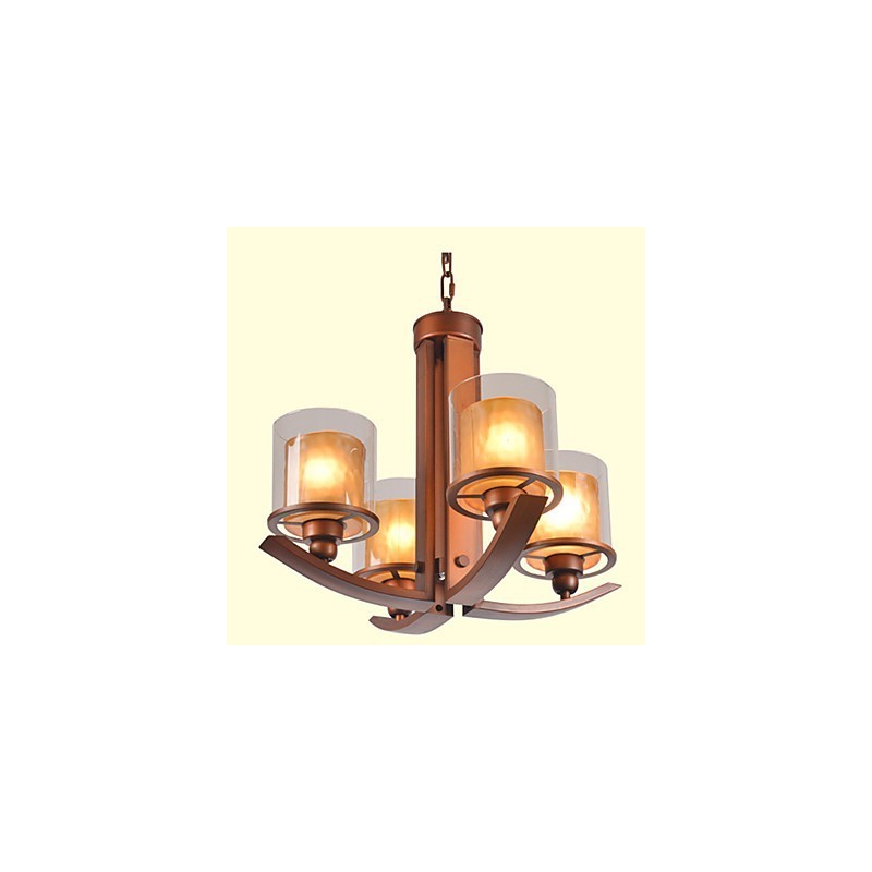 Lustre de metal tradicional clássico retrô estilo mini pintura