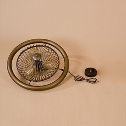 Retro Classic Metal Ceiling Fan Lights Simples Luminárias Pendentes Luminária Pendente Café