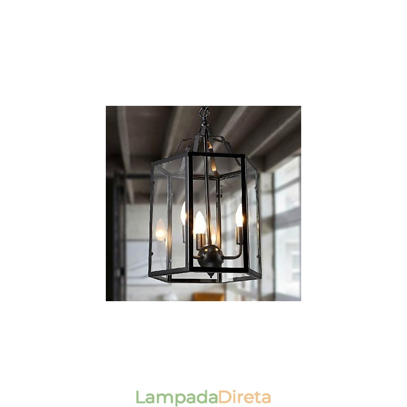 Tradicional Clássico Vintage Retro Lanterna Country Mini Estilo Pintura Metal Pingente Luz Jantar