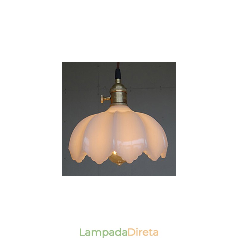 Luminária pendente de plástico estilo mini tigela outros
