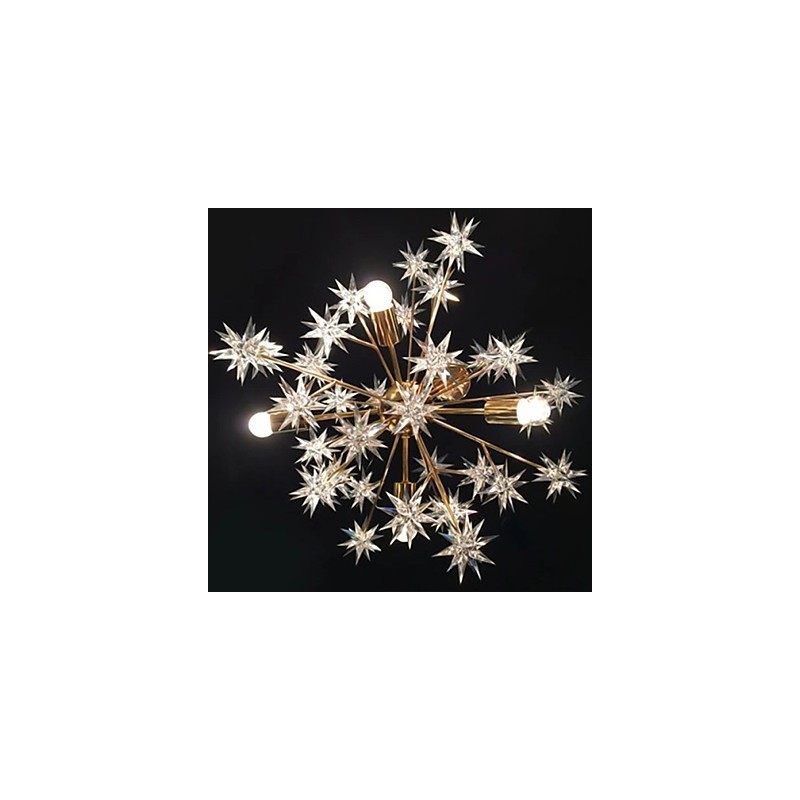 Creative Spark Bola de Ferro Forjado Estrelas Droplight Atmosfera