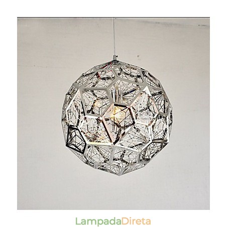 Lustre de malha de tijolo prateado prateado Lustre de malha de tijolo prateado prateado