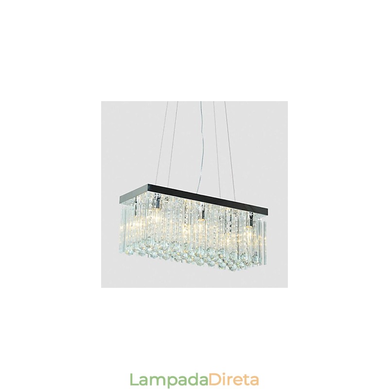 Lustre de cristal moderno e contemporâneo