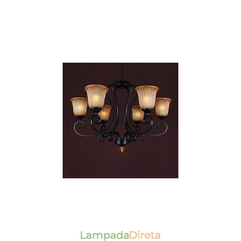 Lustre de pintura estilo vela tradicional clássico