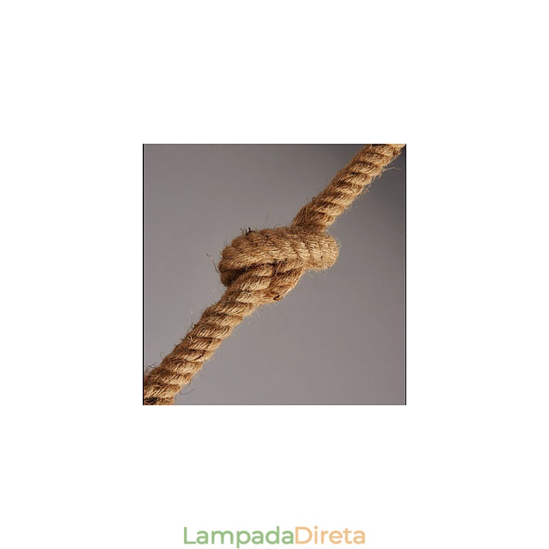 American Country Hemp Lace T Retro Lustre Decorativo Lustre