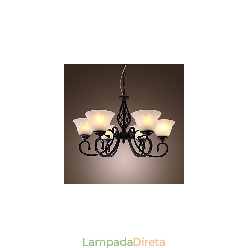 Lustre Tradicional Clássico Estilo Vela Outros