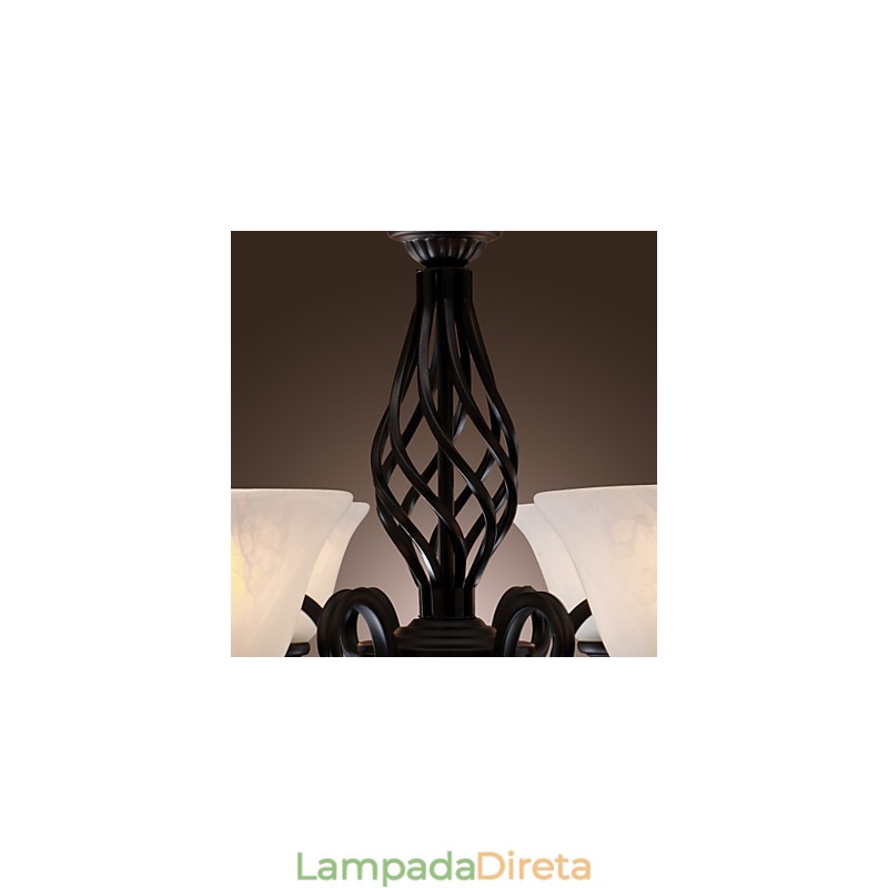 Lustre Tradicional Clássico Estilo Vela Outros