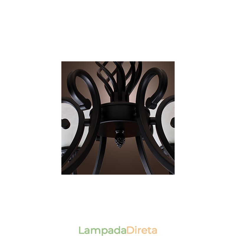 Lustre Tradicional Clássico Estilo Vela Outros