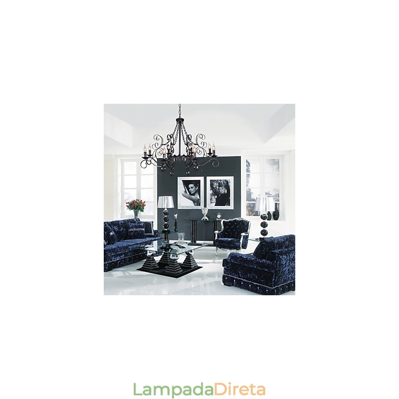 Lustre Tradicional Clássico Estilo Vela Outros