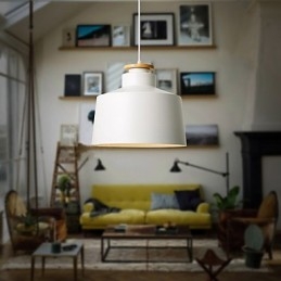 Luminárias pendentes modernas contemporâneas de metal