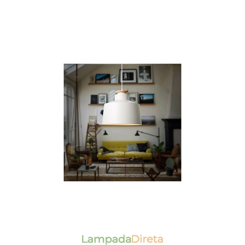 Luminárias pendentes modernas contemporâneas de metal