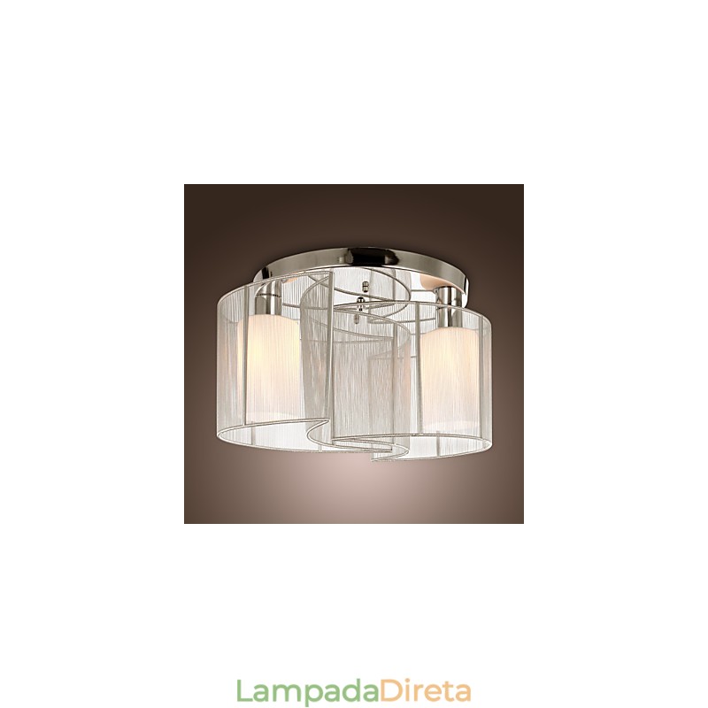 Luminária de Teto Design Moderno 2 Luzes