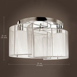 Luminária de Teto Design Moderno 2 Luzes