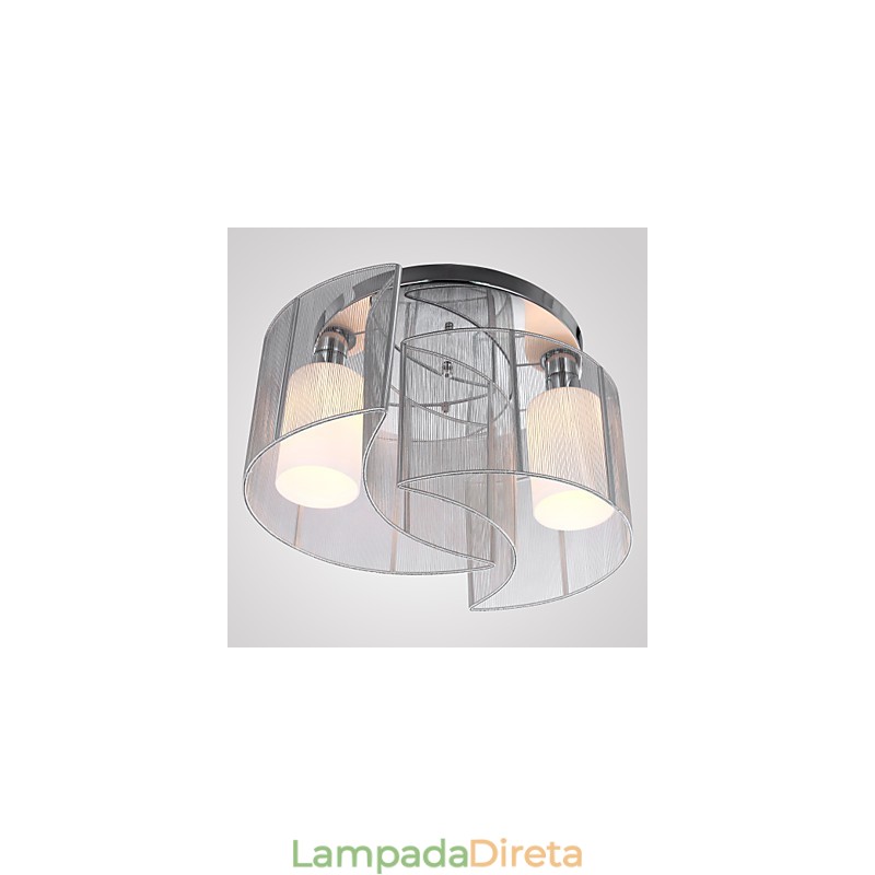 Luminária de Teto Design Moderno 2 Luzes
