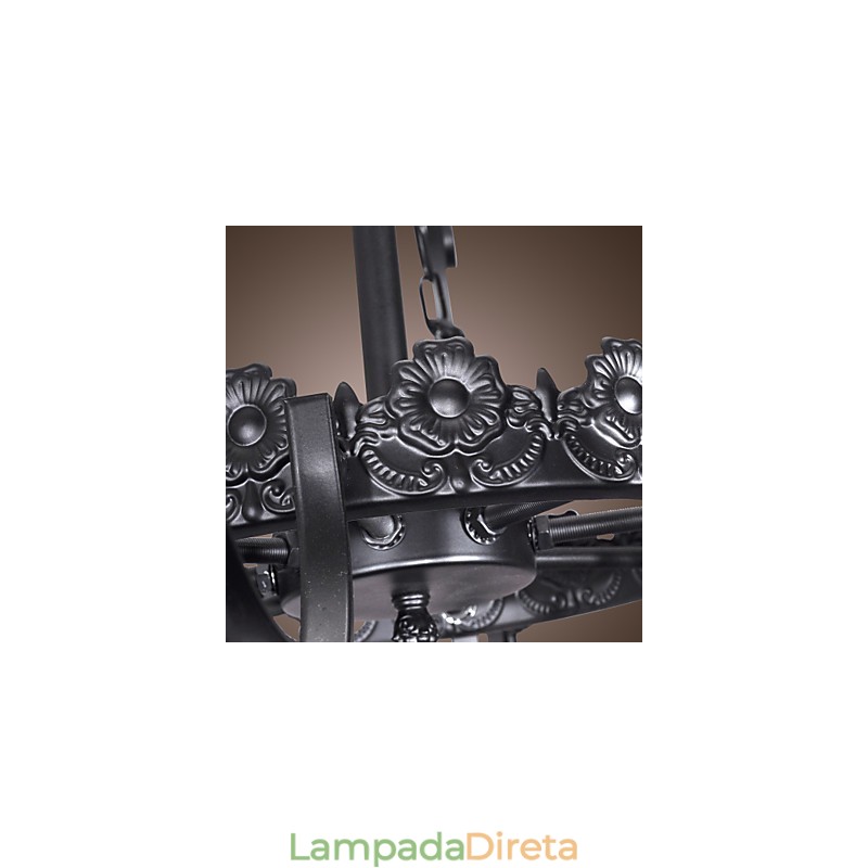 Lustre Tradicional Clássico Estilo Vela Outros