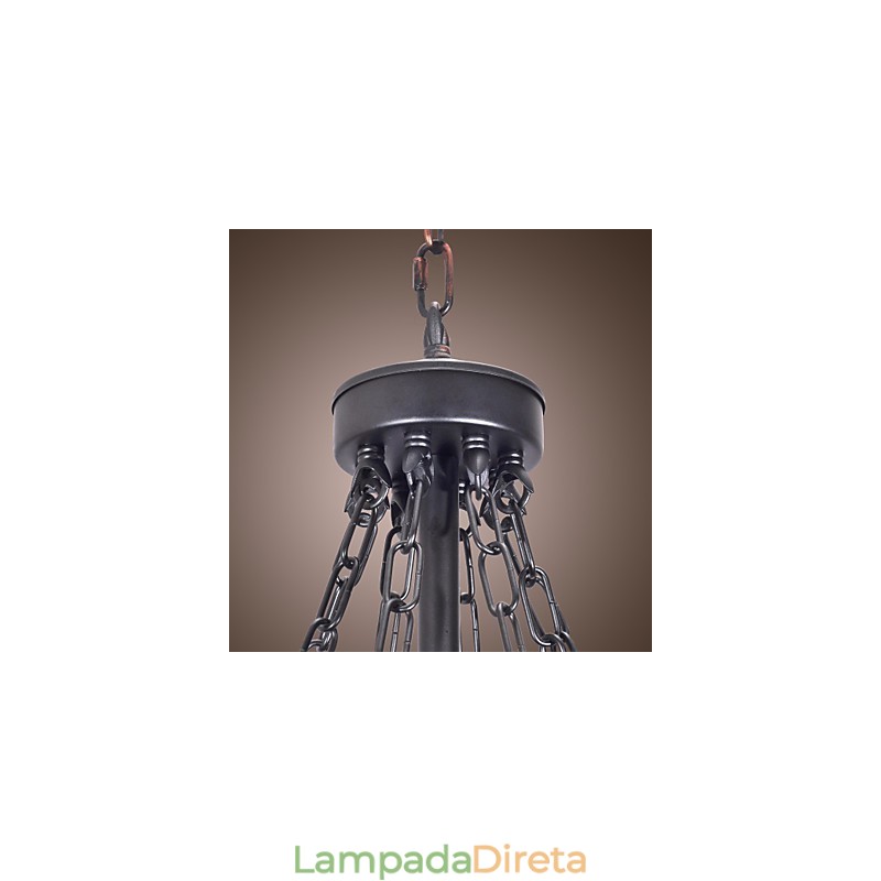 Lustre Tradicional Clássico Estilo Vela Outros