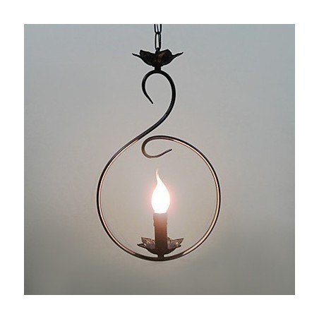 Luminária pendente estilo country mini bronze Luminária pendente estilo country mini bronze