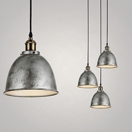 1 Luzes Pendentes Estilo Vintage Antigo Estilo Industrial Ferro Metais Drop Light