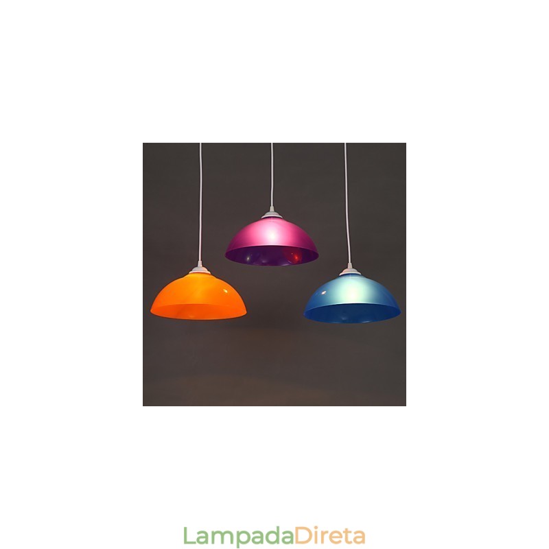 Linha de acrílico de cabeça única transparente chaminé droplight lâmpada de supermercado